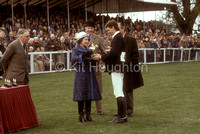 Mark Todd receives the Whitbread Trophy from H M the QueenEV02-11-07