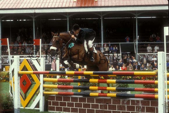 Eddie Macken &amp; Boomerang;Dublin Horse show 1979 SJ04-02-19
