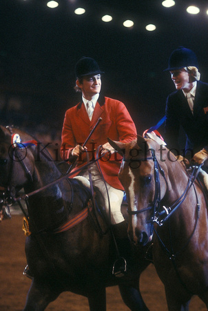 Robert Smith and Liz Edgar at the Royal International Horse Show, 1979 SJ01-05-02
