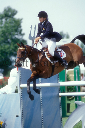 Sammy Pharo (GBR) and Colton Maelstrom winners at the Pony European Showjumping Championships, Hartpury 1998 SJ166-01-15