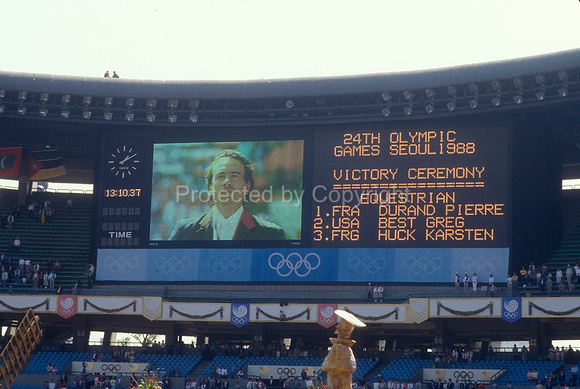 Results board for individual showjumping Olympics 1988 SJ103-18-02.JPG