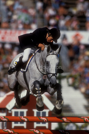Maria Gretzer (SWE) and Marcoville World Equestrian Games 1990 SJ117-03-10.JPG