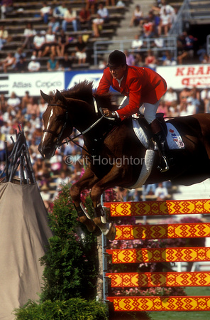 Mario Deslauriers (CAN) and Calvados Orion World Equestrian Games 1990 SJ117-03-22.JPG