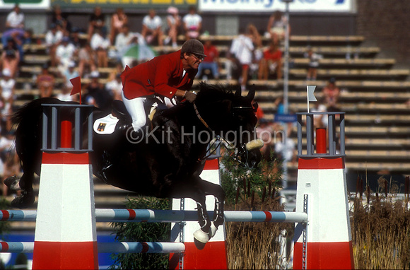 Karsten Huck (GER) and Nepomuk World Equestrian Games 1990 SJ117-04-02.JPG
