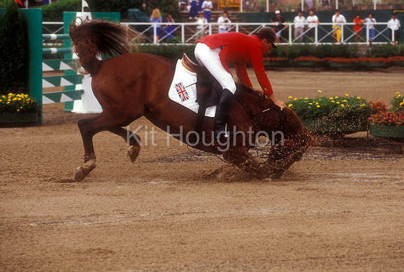 Tim Grubb (GBR) and Denizen Olympics 1992 SJ131-14-05.JPG
