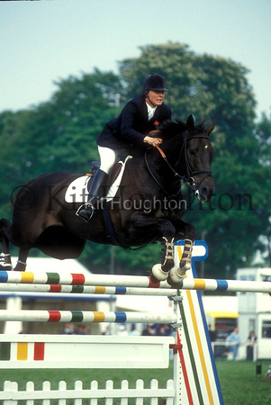 Di Lampard and Abbervail Dream Windsor Horse Show 1994 SJ143-01-12.JPG