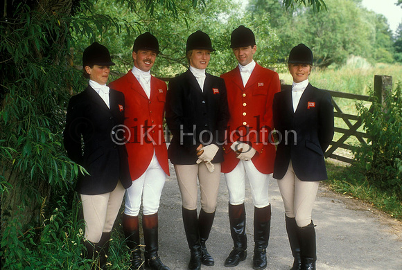 Team for the Olympics 1984 RobertLemieuxLucinda GreenEV74-12