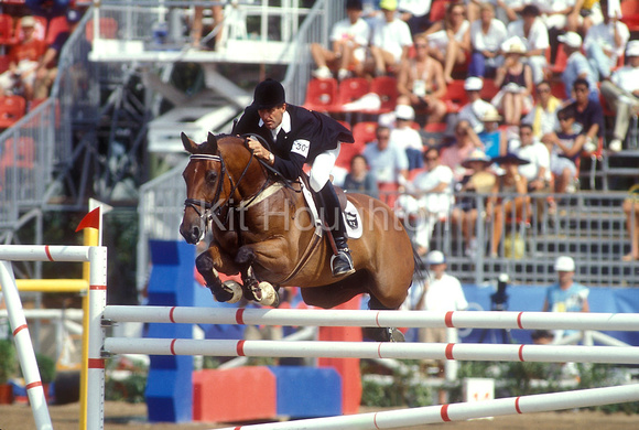 Mark Todd (NZL) and Double Take Olympics 1992 SJ131-13-12.JPG
