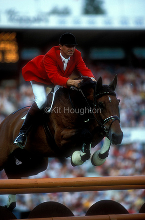 Otto Becker (GER) and Optibeurs Pamina World Equestrian Games 1990 SJ117-04-08.JPG