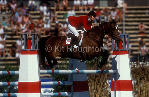 Joan Scharffenberger (USA) and Privilege World Equestrian Games 1990 SJ117-05-17.JPG