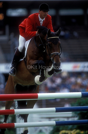 Otto Becker (GER) and Optibeurs Pamina World Equestrian Games 1990 SJ117-04-10.JPG