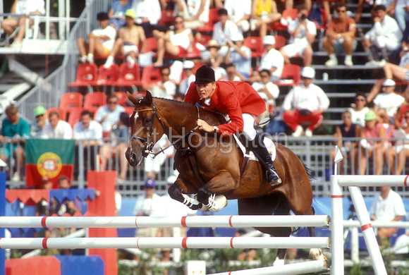 S. von Roenne (GER) and Taggi Olympics 1992 SJ131-16-22.JPG