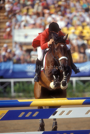 Michael Whitaker (GBR) and Monsanta Olympics 1992 SJ131-14-19.JPG