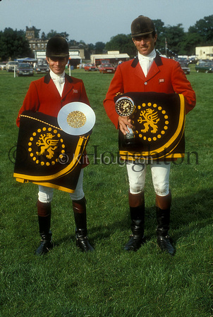Richard Walker and Mark Phillips with trophiesEV75-30