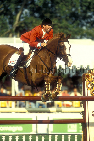 Eric van de Vleuten (NED) and Olympic Balatazar Pavarotti International 1993 SJ138-04-13.JPG