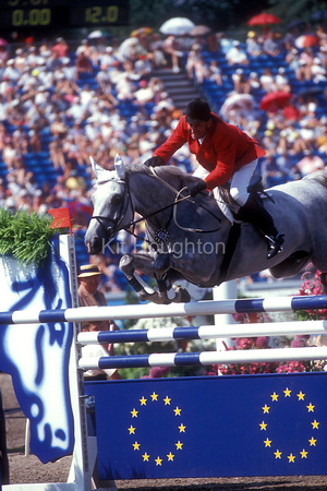 Hugo Simon (AUT) and Apricot D World Equestrian Games 1994 SJ145-04-19.JPG