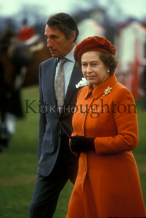 HM the Queen and the Duke of BeaufortEV72-18