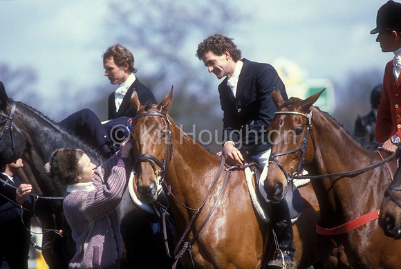 Princess Anne with Mark Todd (NZL) and Any Chance MarkToddEV149-04