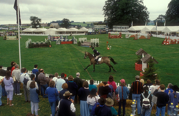 Show jumping in the Gatcombe arena EV263-04-24