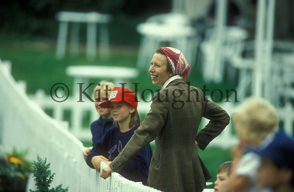 Princess Royal with Zara Phillips partly hidden on the left EV263-07-05