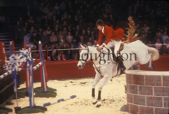 Nick Skelton riding A Little Bit;Olympia 1979 SJ01-06-14