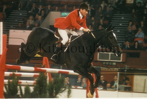 Malcolm Pyrah riding Saucy Brown;Horse of the Year Show 1979 SJ01-08-07Q
