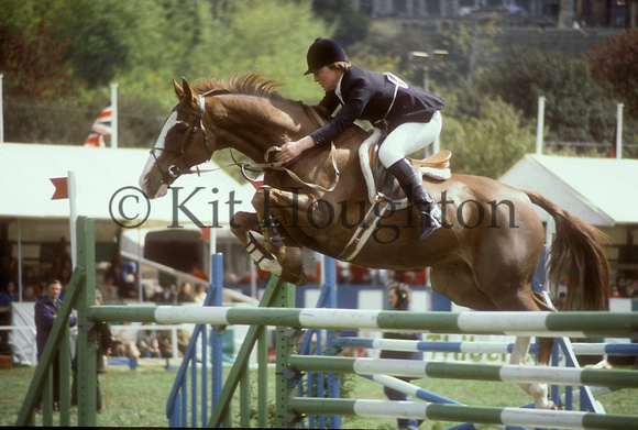 Caroline Bradley riding Fieldmaster at Royal Windsor Horse Show 1978 SJ02-01-09