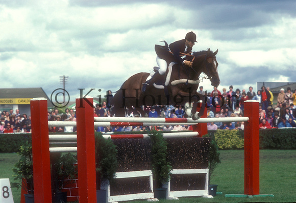 Pam Dunning riding Roscoe;Great Yorkshire Show,1981 SJ14-01-01