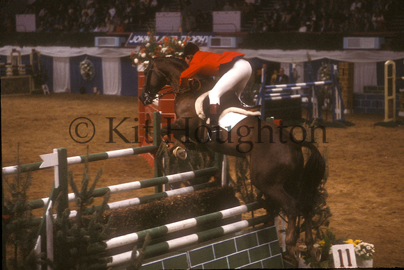 Nick Skelton riding St James;Royal International Horse Show 1981 SJ14-02-17