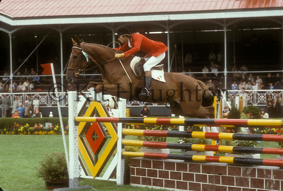 Duccio Bartalucci (ITA) riding Delilah;Dublin Horse Show 1979 SJ04-03-13