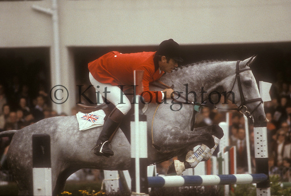 David Broome riding Queensway Special;Dublin Horse Show 1979 SJ04-01-04