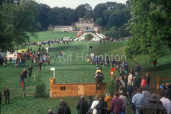 View of fence 18 with Gatcombe house in the background EV202-02-07
