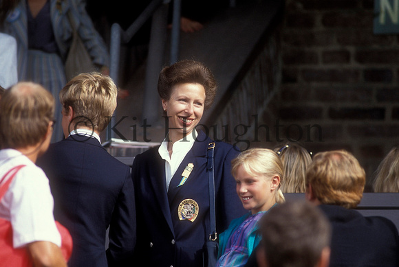Princess Anne with a young Zara Phillips EV236-02-17