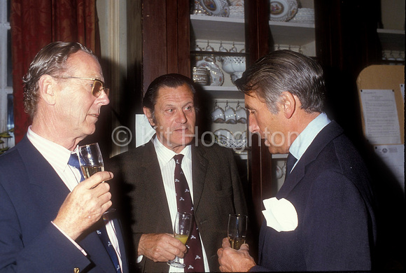 The Duke of Beaufort with Jim Gilmore and ? EV203-01-23