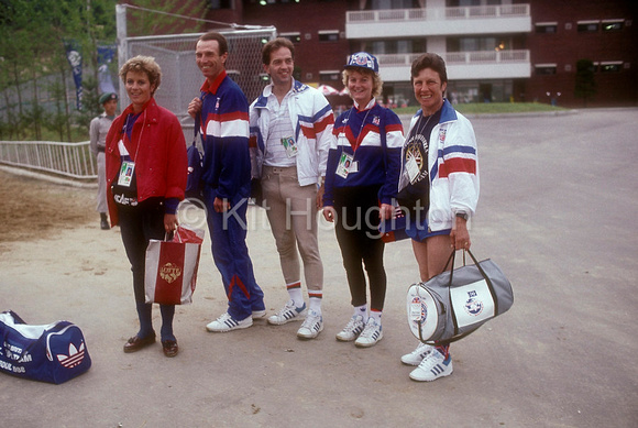 The British 3 day eventing team at Kwachon EV204-11-02