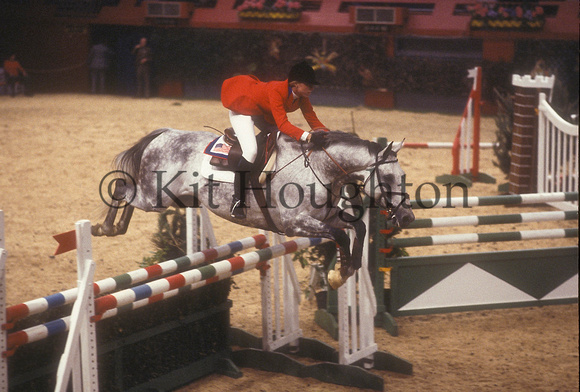 Katie Monahan riding Silver Exchange USA;Royal International Horse Show, Birmingham 1980 SJ05-04-21