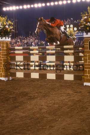 Donald Cheska riding Southside;World Cup, Birmingham 1981 SJ09-10