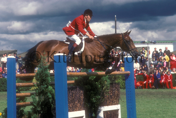 David Bowen riding Scorton;Great Yorkshire Show,1981 SJ14-01-09